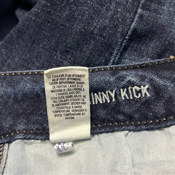 AMERICAN EAGLE Skinny Kick stretch denim jeans women’s size 10 regular blue - Picture 12 of 15